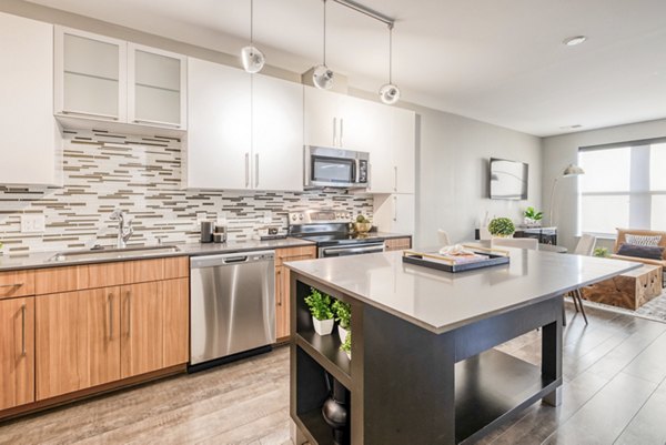 kitchen at Notch8 Apartments