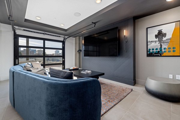 Luxurious clubhouse featuring modern decor at The Signal Apartments