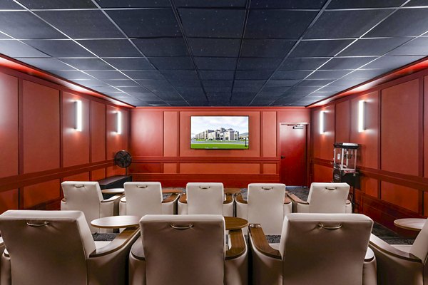 clubhouse theater at Bri at Station Park Apartments