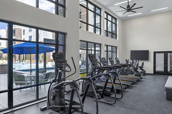 fitness center at Bri at Station Park Apartments