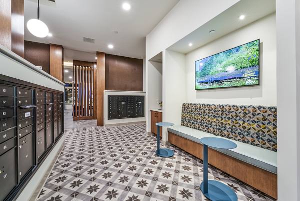 mail room at Tapestry West Apartments