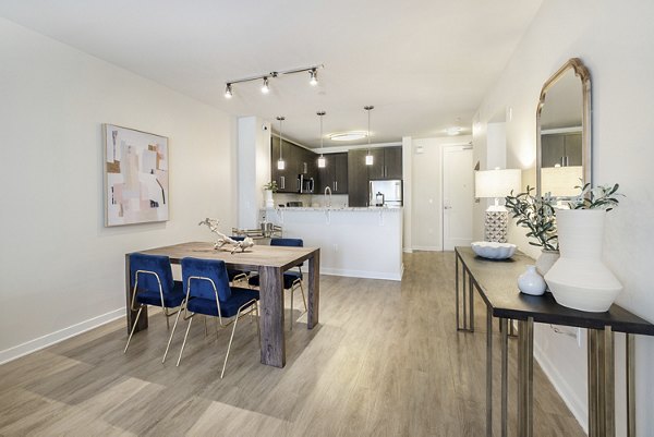 dining room/kitchen at Brio Apartments