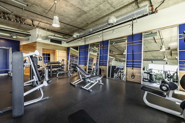 fitness center at Brio Apartments