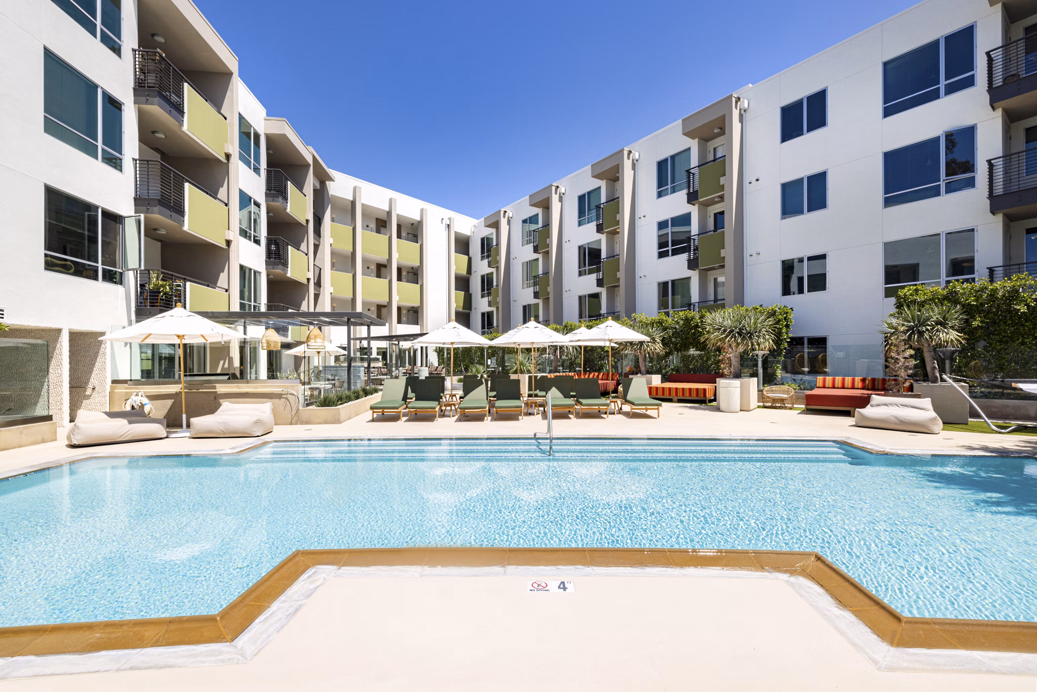 pool at Brio Apartments
