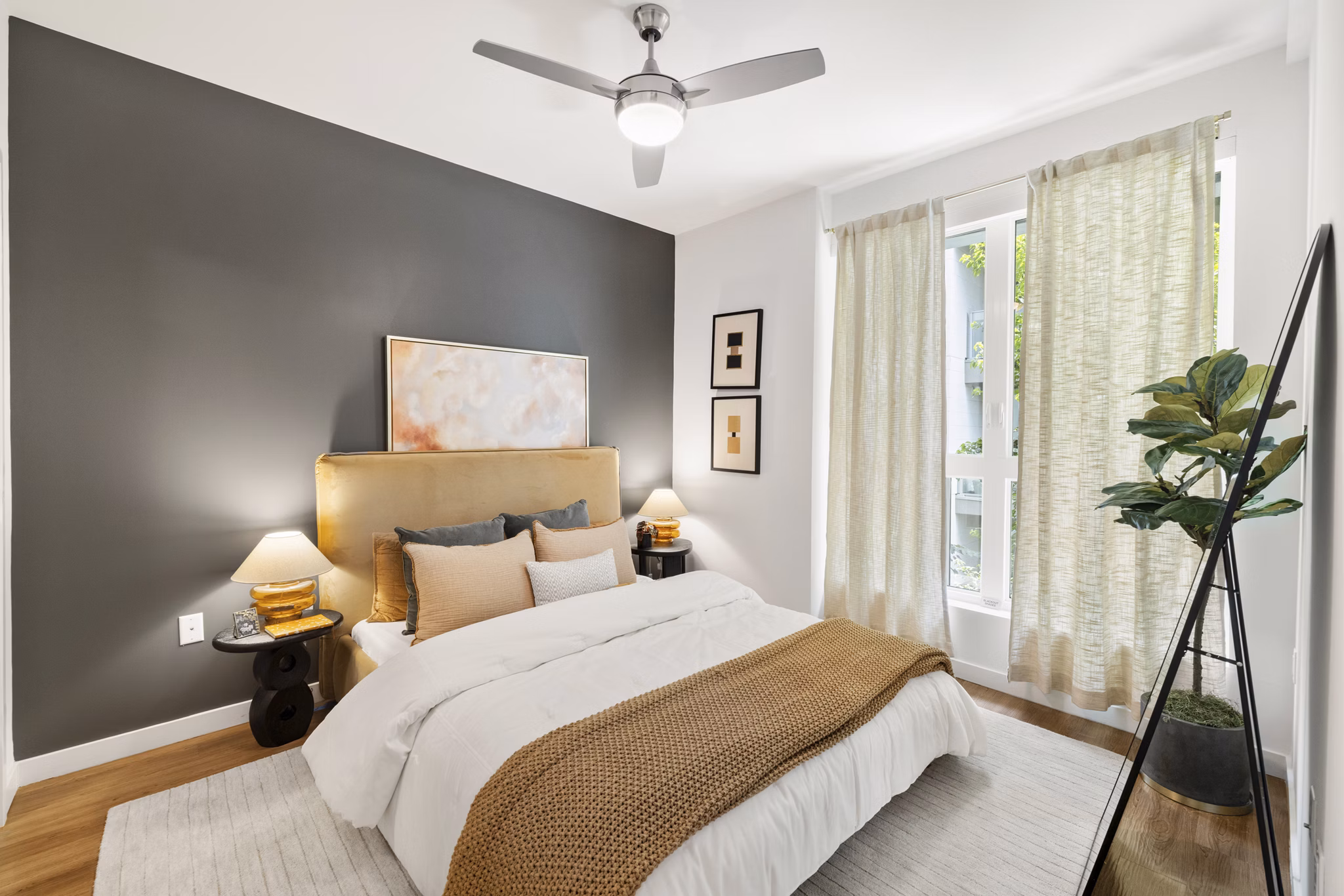 bedroom at Next on Lex Apartments