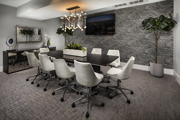 Meeting facility with state-of-the-art equipment at Next on Lex Apartments in Glendale, ideal for conferences and events