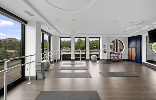 yoga/spin studio at Avidor Edina Apartments