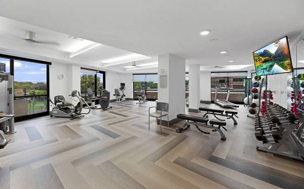 fitness center at Avidor Edina Apartments