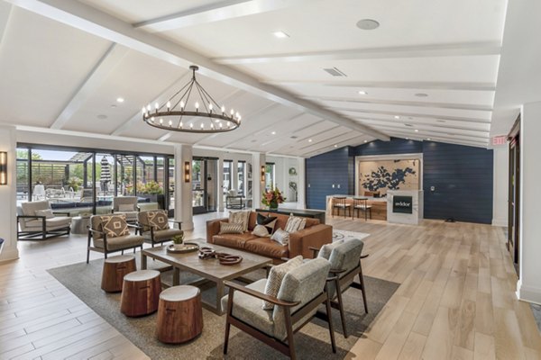 Clubhouse featuring modern seating and stylish decor at Avidor Minnetonka Apartments in Minnetonka