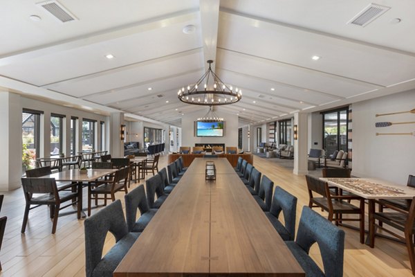 Elegant clubhouse area with modern furnishings at Avidor Minnetonka Apartments, perfect for social gatherings and relaxation