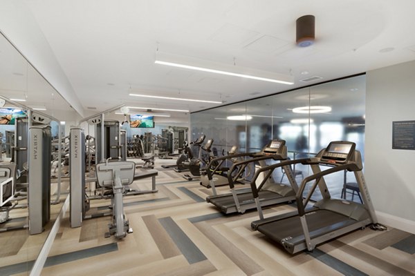 State-of-the-art fitness center with modern equipment at Avidor Minnetonka Apartments