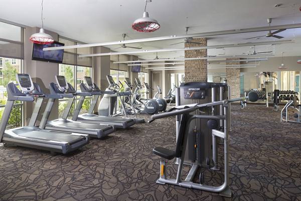 fitness center at District at Washington Apartments