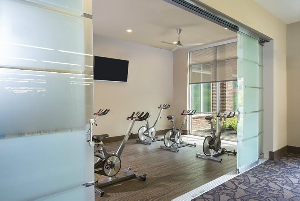 fitness center at District at Washington Apartments