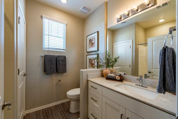 bathroom at Vlux at Sunset Farms Apartments