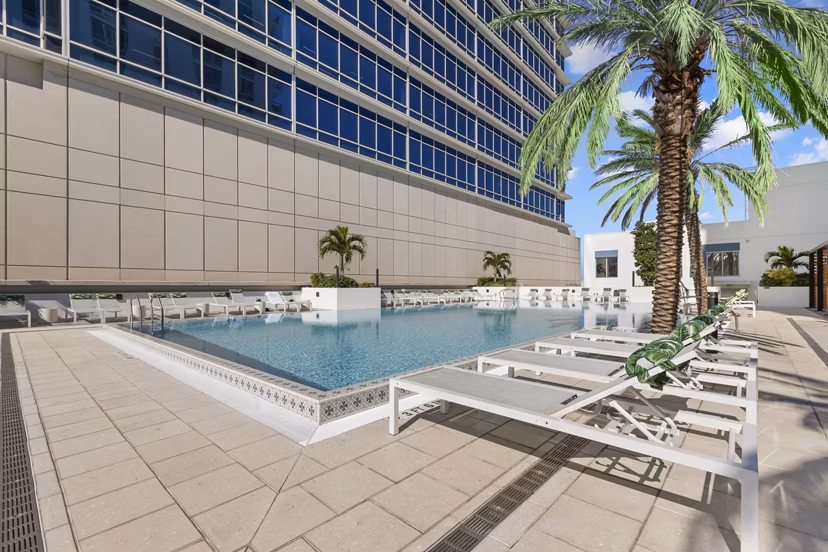 pool at Ascent St. Petersburg Apartments 