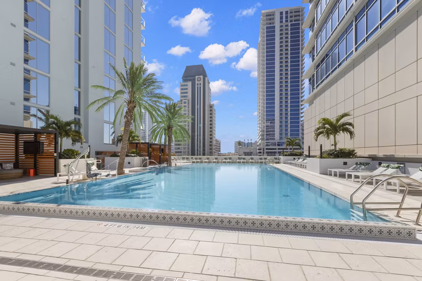 pool at Ascent St. Petersburg Apartments 
