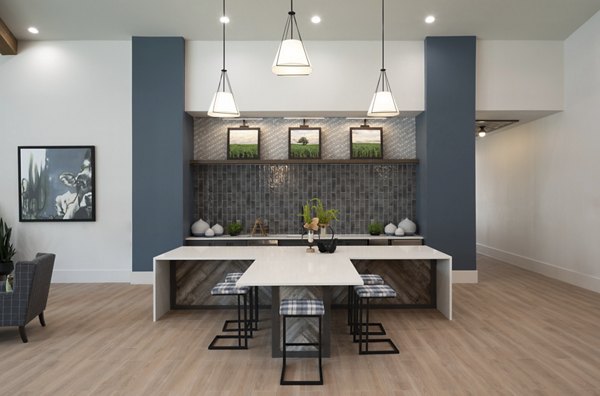 Clubhouse at Broadstone Bryson Apartments featuring modern design and luxury amenities in Austin, perfect for socializing and relaxation