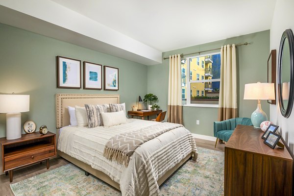 bedroom at Aston at Gateway Apartments