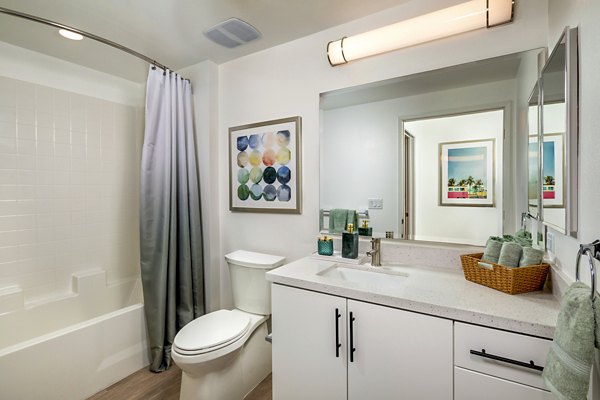 bathroom at Aston at Gateway Apartments