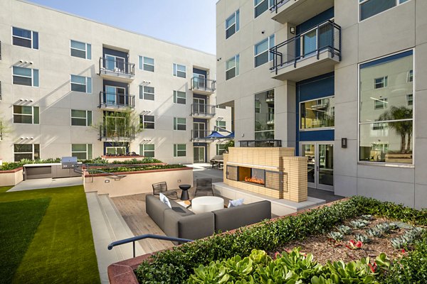 fire pit/patio at Aston at Gateway Apartments