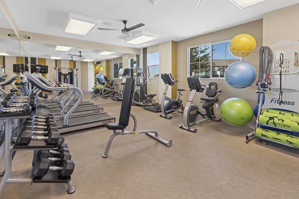 fitness center at Las Casitas Apartments