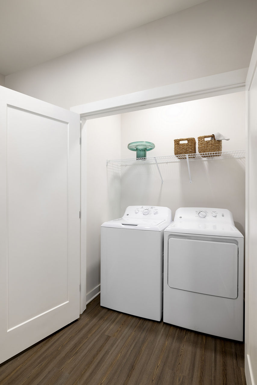 Laundry room at Maxwell