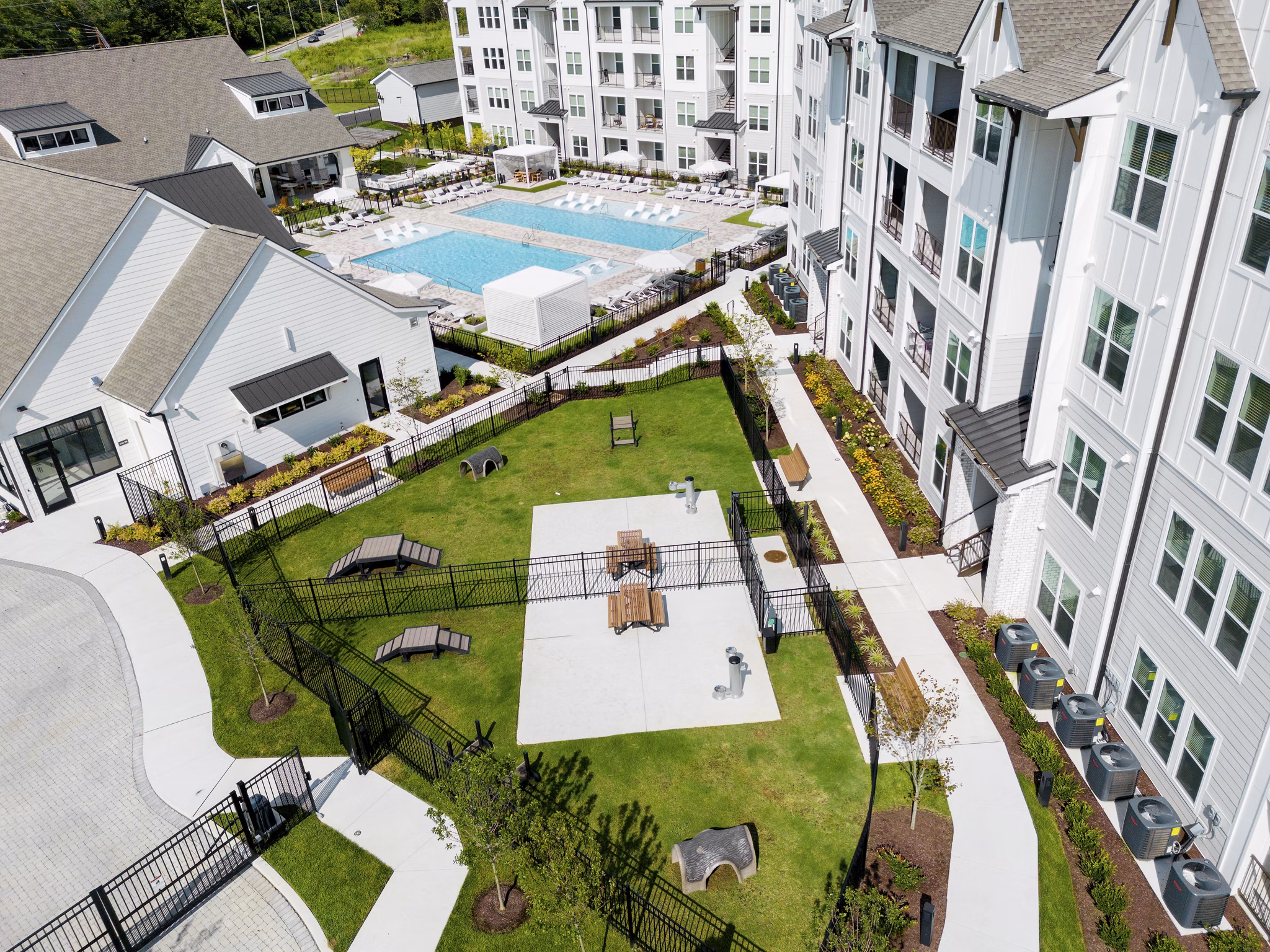 Maxwell Apartments: Scenic view of luxury apartments in cityscape setting