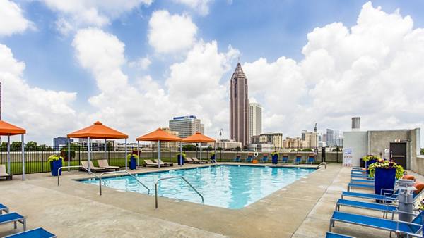 pool at SkylineATL Apartments