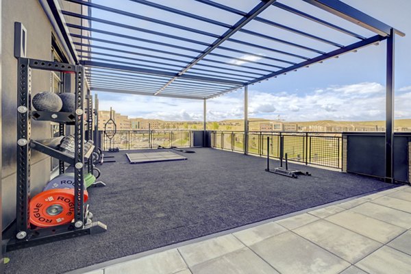 fitness center  at Novus Apartments