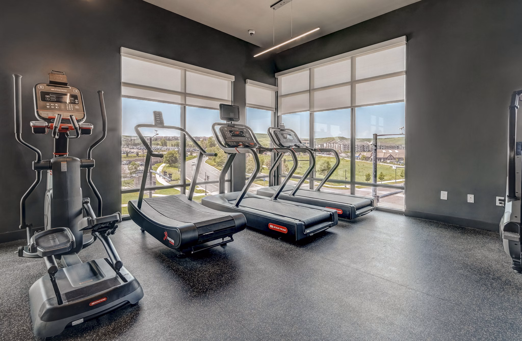 fitness center at Novus Apartments