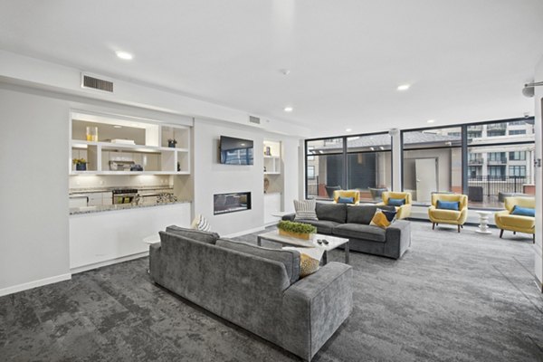 clubhouse at The Flats at East Bank Apartments