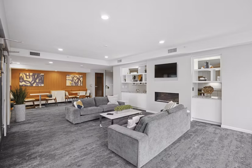 clubhouse at The Flats at East Bank Apartments