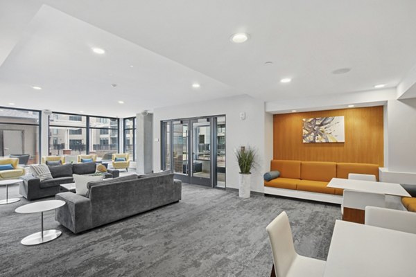 clubhouse at The Flats at East Bank Apartments