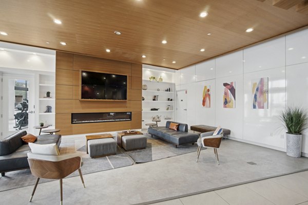 clubhouse at The Flats at East Bank Apartments