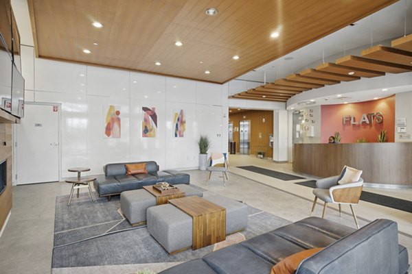 clubhouse at The Flats at East Bank Apartments