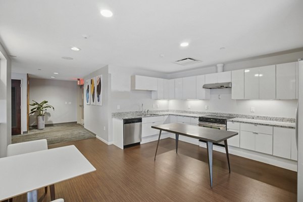 clubhouse at The Flats at East Bank Apartments