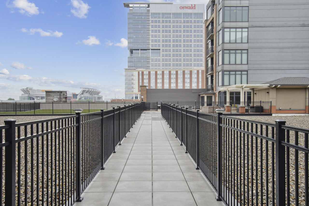 Roof deck at The Flats At East Bank (2 of 6)
