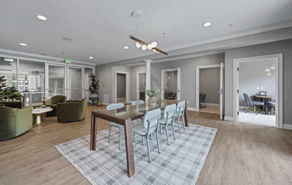 clubhouse at The Avens at Dedham Station Apartments