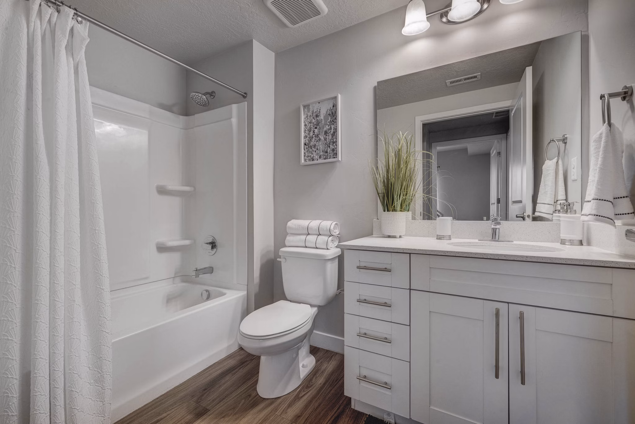 bathroom at Millpond Apartments 