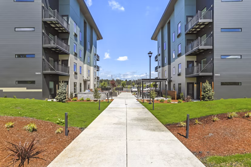 recreational area at The Oliveen Apartments
