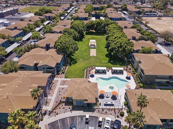 Rooftop views at Morada Rise Apartments, luxury living with scenic vistas