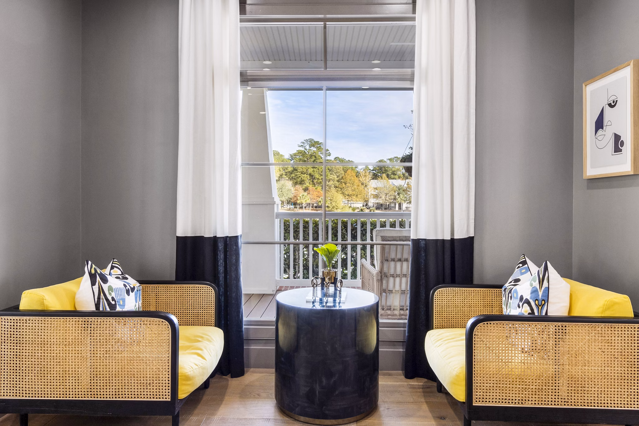 Clubhouse featuring modern amenities at The Reserve at Wescott Apartments