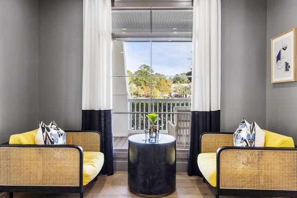 Clubhouse featuring modern amenities at The Reserve at Wescott Apartments