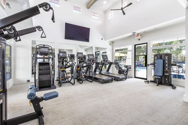 Fitness center with modern equipment at The Reserve at Wescott Apartments