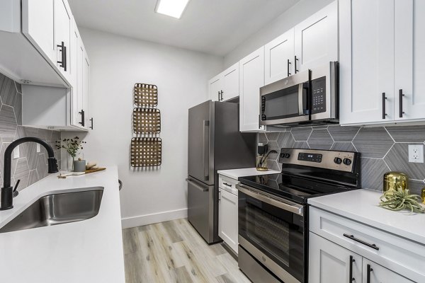 kitchen at The Reserve at Wescott Apartments