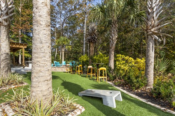 Recreational area with modern fitness equipment at The Reserve at Wescott Apartments