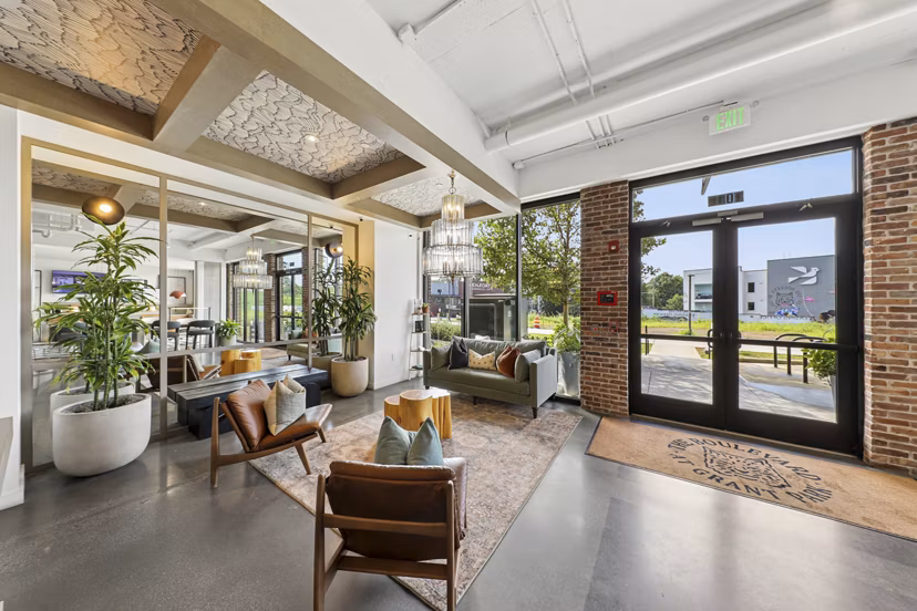 Elegant clubhouse with modern design at The Boulevard at Grant Park Apartments