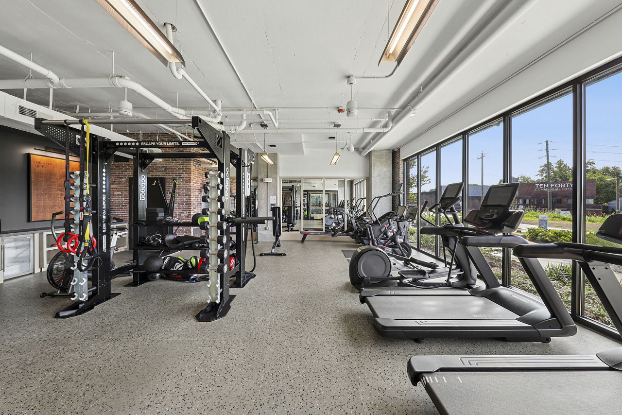 Gym at The Boulevard At Grant Park Apartments (2 of 3)