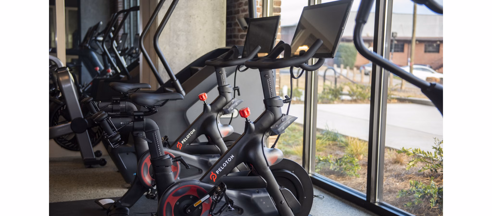 fitness center at The Boulevard at Grant Parka Apartments