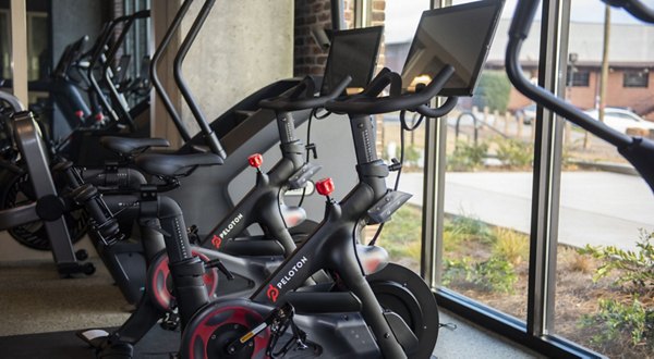 fitness center at The Boulevard at Grant Parka Apartments